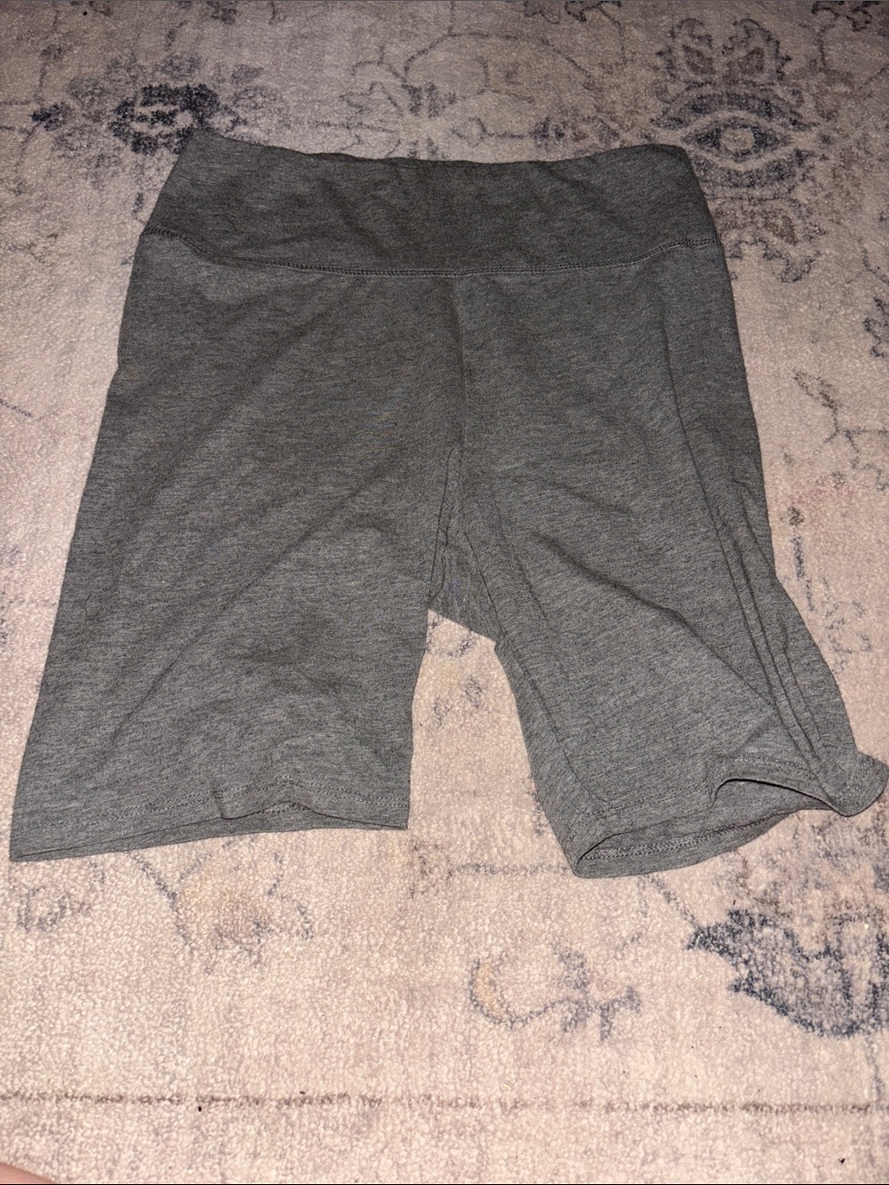 flirtitude Heather Gray Bike Shorts - High Waist Activewear